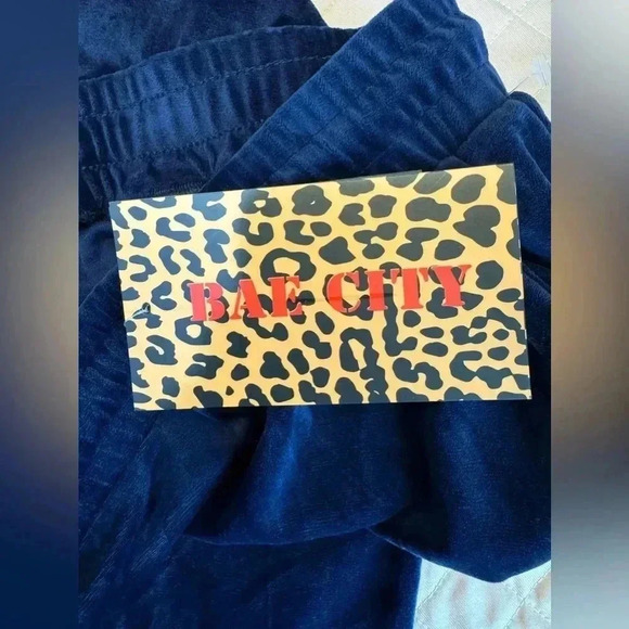 Navy Blue Drawstring Sweatpants - Bae City - Size 3X - Picture 4 of 9